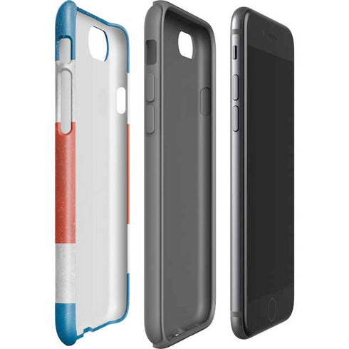 Costa Rican Flag Distressed iPhone SE (2nd & 3rd Gen) Pro Case